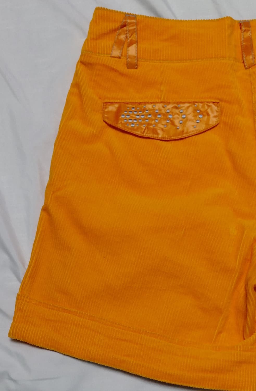 [M] 푸마(PUMA) 빈티지 오렌지 코듀로이 골프/스포츠 숏팬츠 상품이미지7