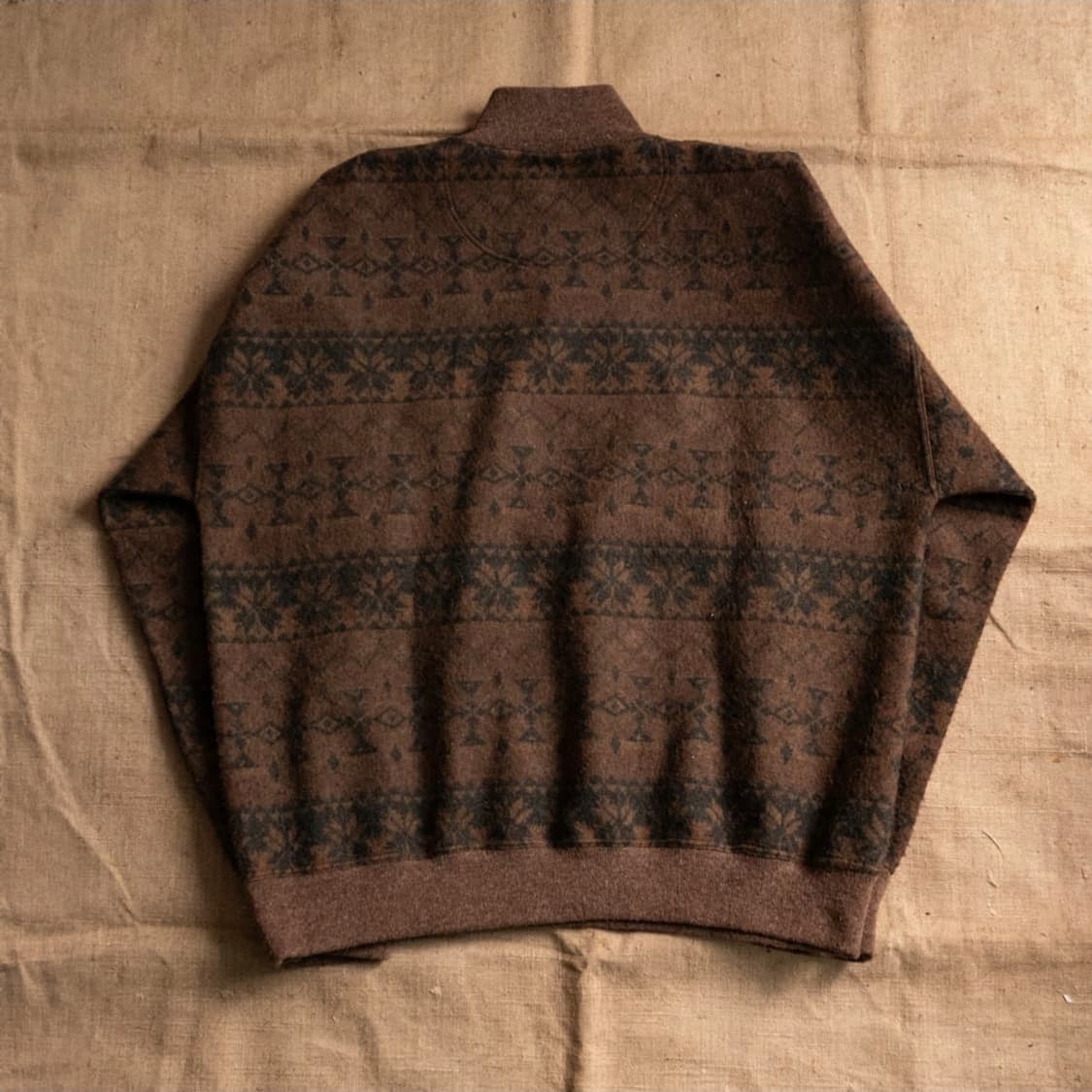 엘엘빈 하프(반) 집업 니트 (L, made in ltaly) 상품이미지2