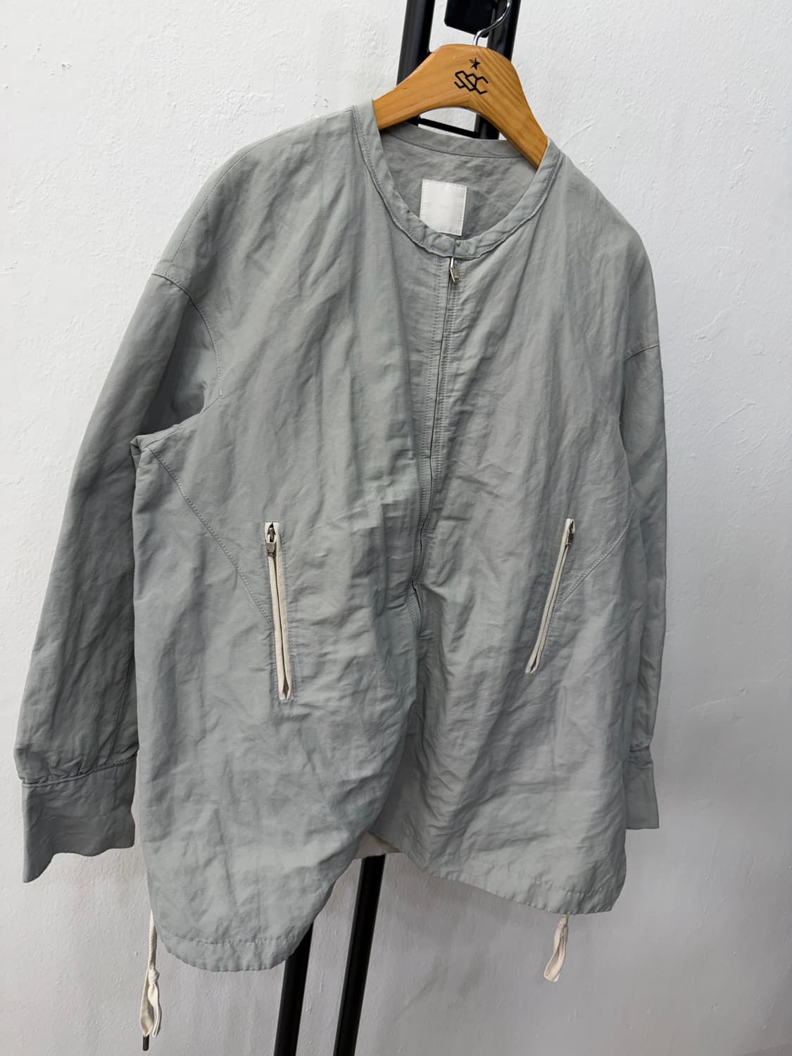 정품) 구호 여성 오버핏 그레이 블루종 점퍼 82 상품이미지2