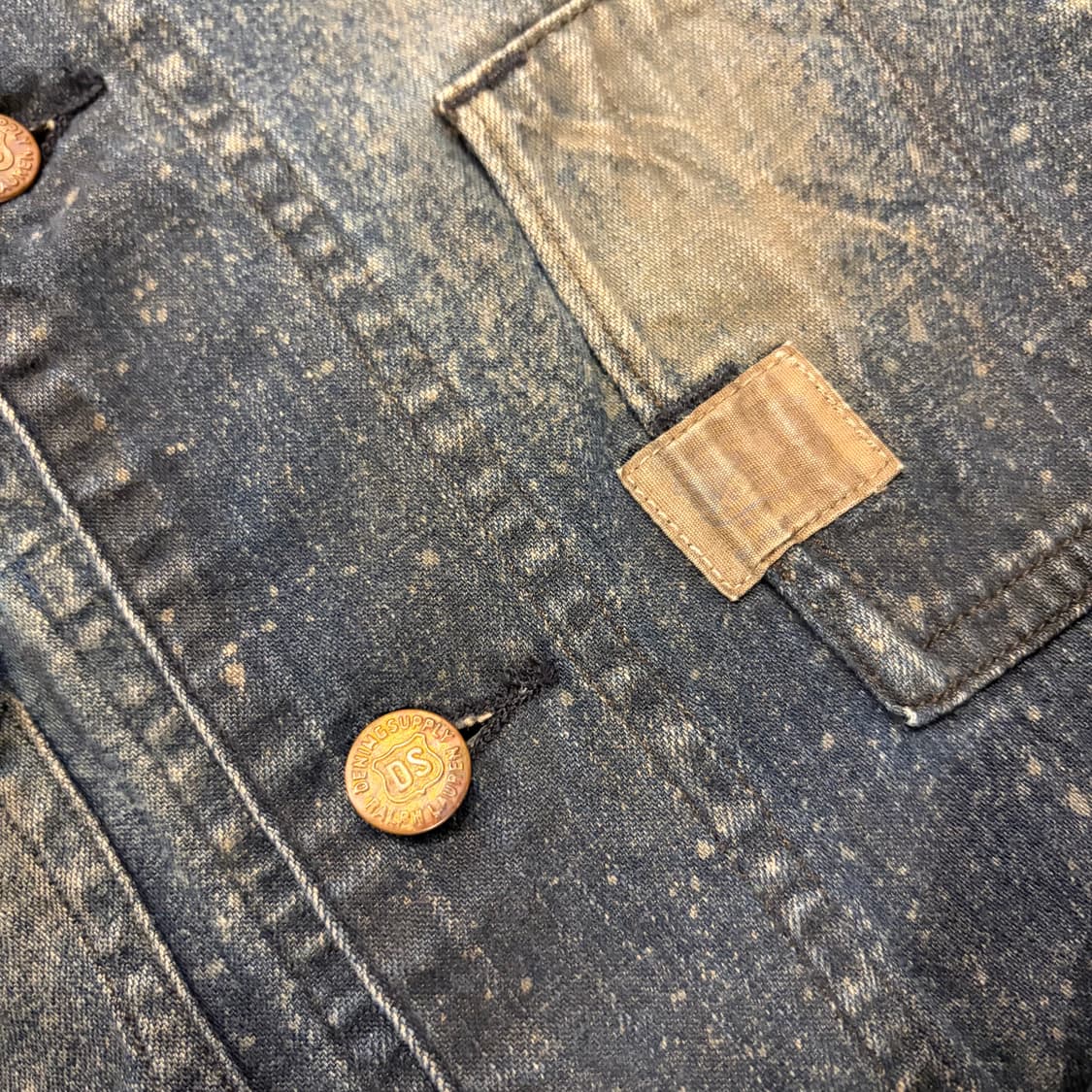 [S] 폴로 데님앤서플라이 워싱 포켓 데님 워크 자켓 D441 상품이미지4