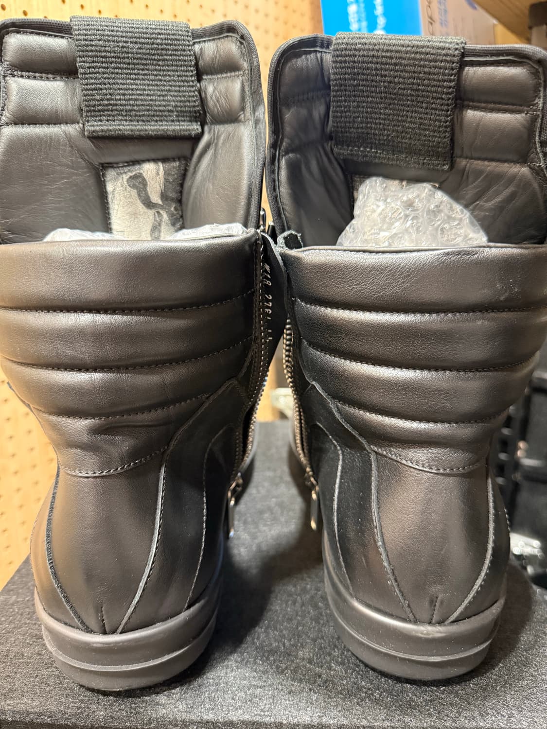 릭오웬스 지오바스켓 트리플 블랙 44 Rick Owens Geobaske 상품이미지4