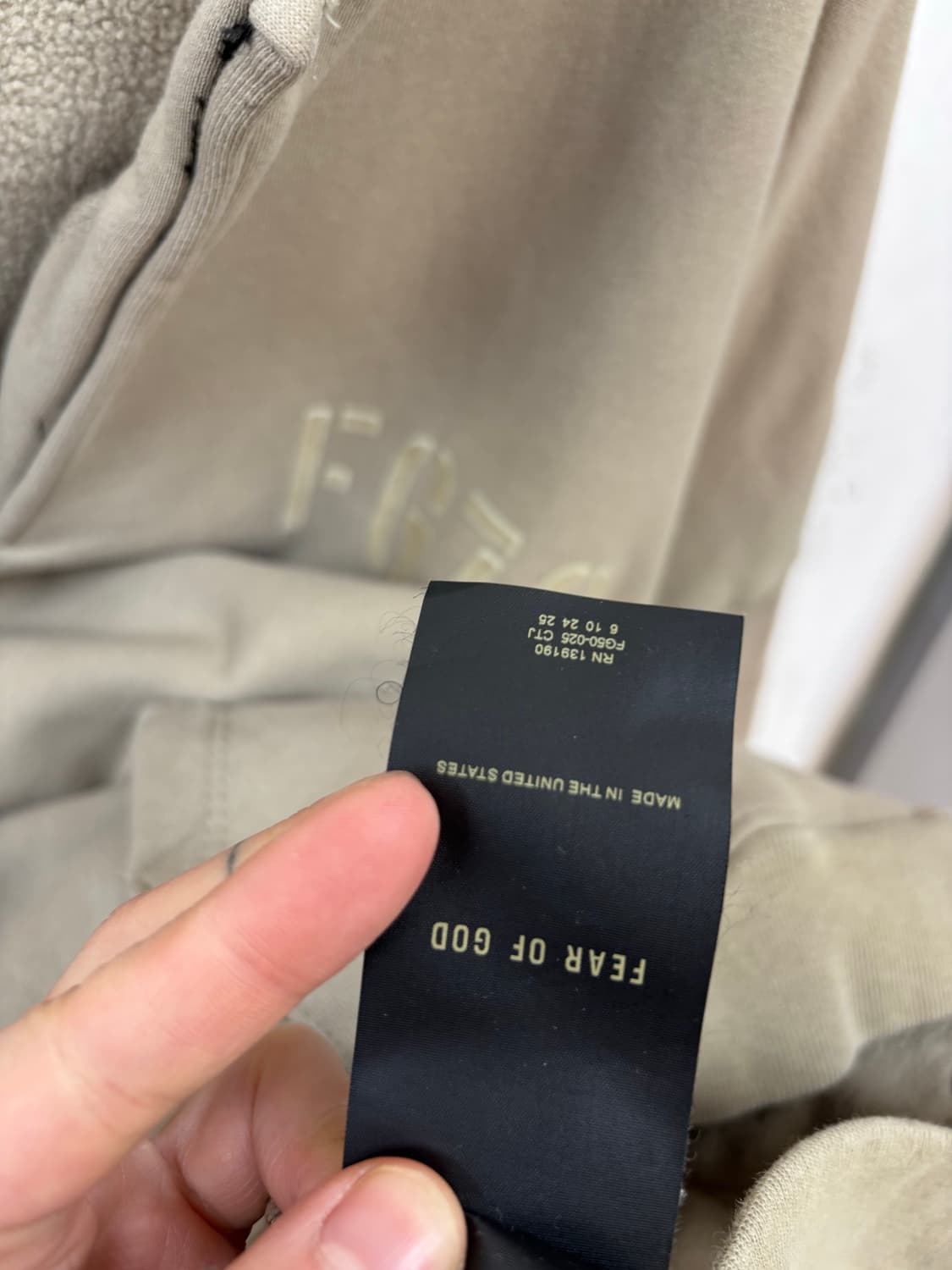 피어오브갓 에션셜 후드티 상품이미지7