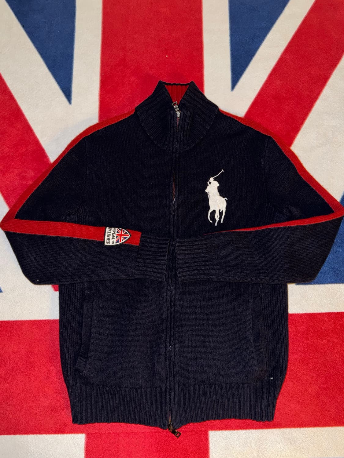 (m) 폴로 빅포니 치프키프 니트집업 상품이미지1