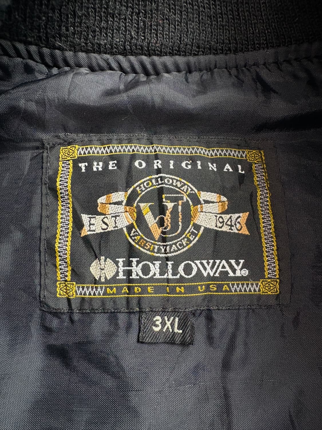 USA 오리지널 할로웨이 울바디 레더 바시티 자켓 2213 상품이미지3