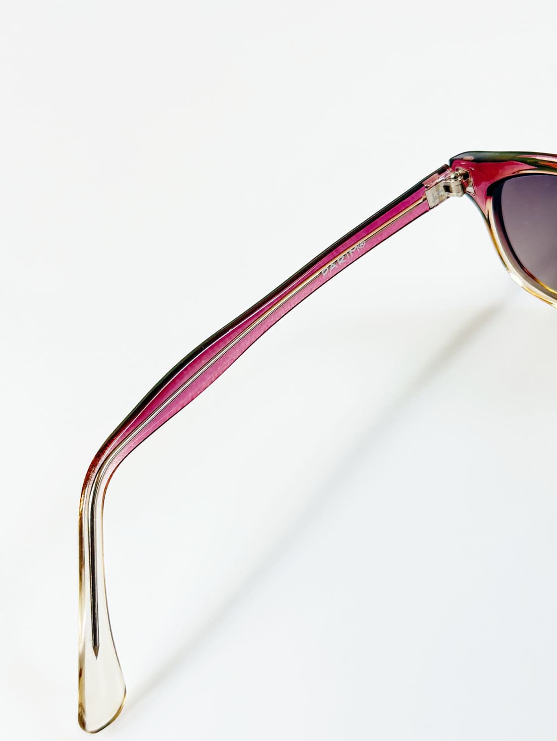 90s PARIM 오벌 뿔테 로즈 그라데이션 빈티지 선글라스 상품이미지7