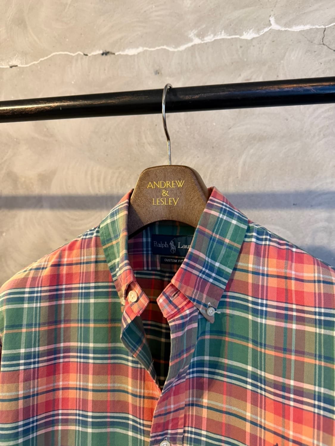 폴로 랄프로렌 버튼다운 체크셔츠 남성100 상품이미지3