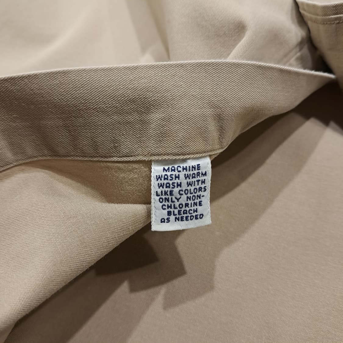 CL245 L 폴로 90s 블레이크 면 베이지 셔츠 남방 상품이미지5