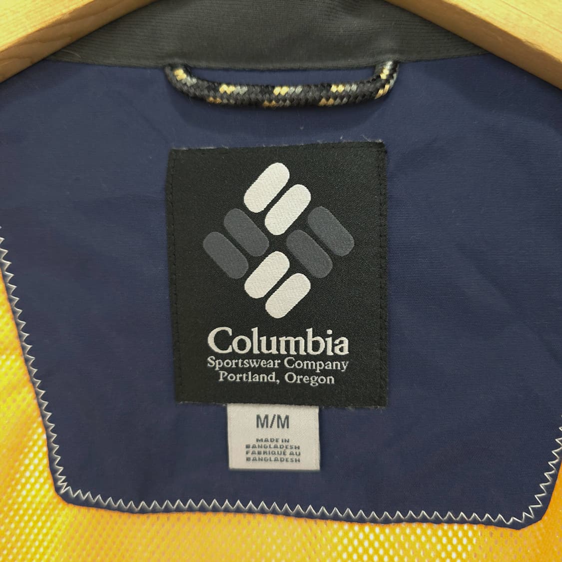 컬럼비아 Columbia 로고 자수 바람막이 자켓 네이비 M 상품이미지8