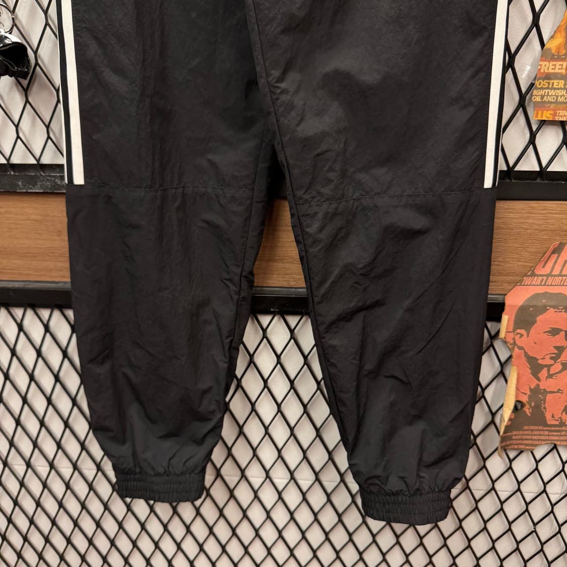 00s 아디다스 트레이닝 트랙 팬츠 사이드 로고 포인트 블랙 상품이미지4