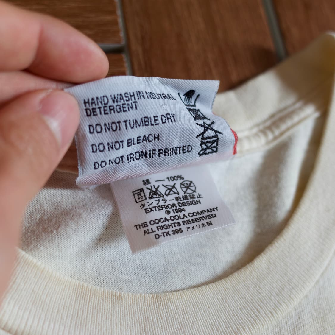 90’s Coca Cola usa made promo 1/2 tee 상품이미지9