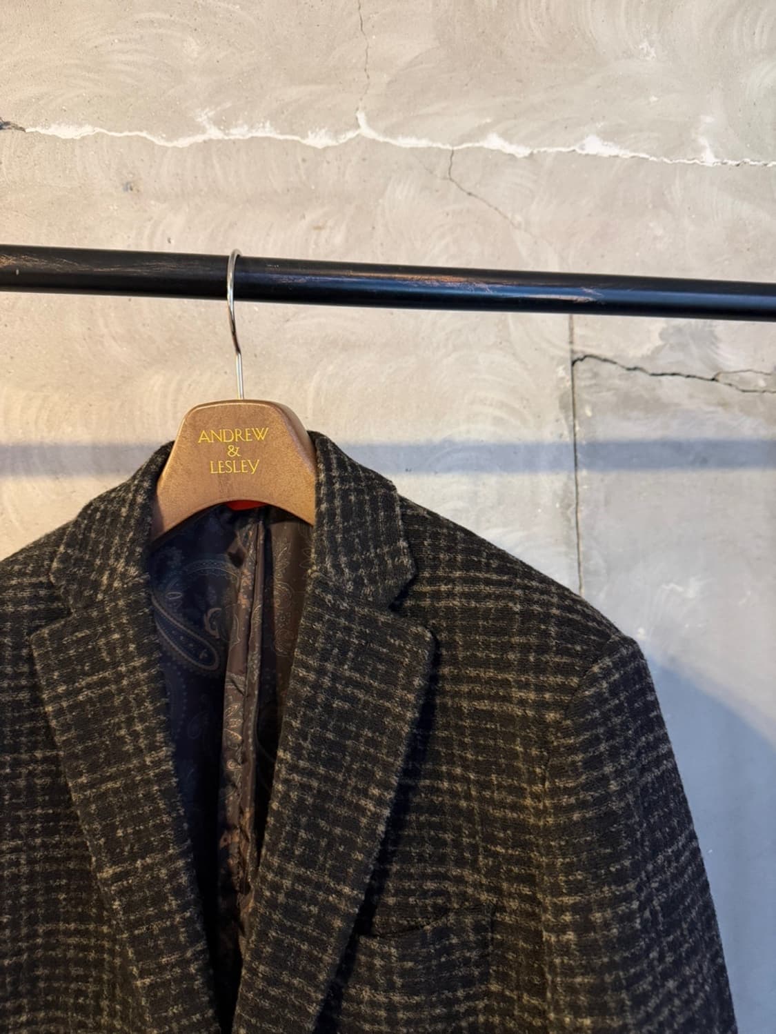 헨리코튼 트위드 자켓 남성100 상품이미지3