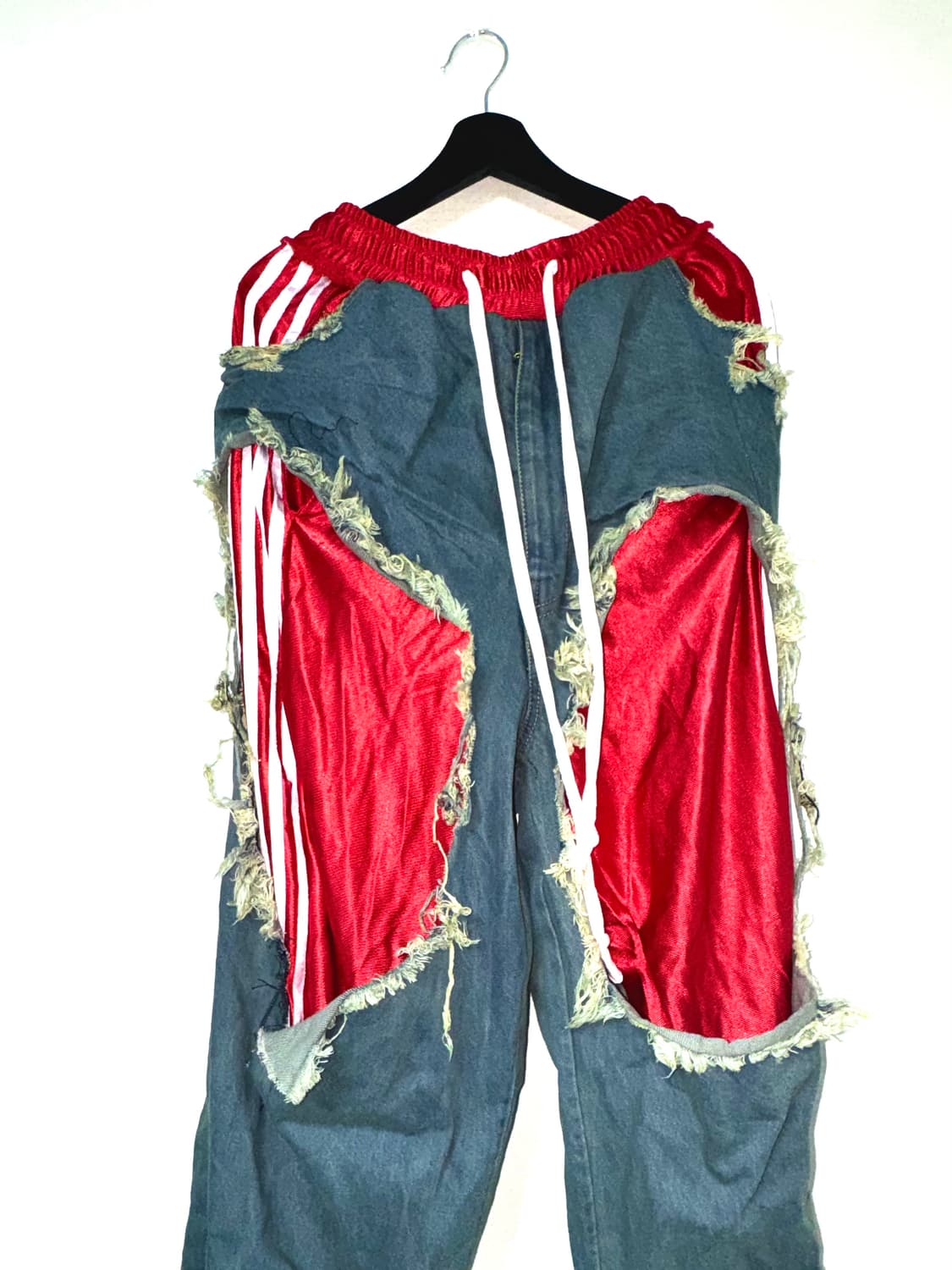 요리 스포츠 디스트레스드 더블 레이어 팬츠 상품이미지1