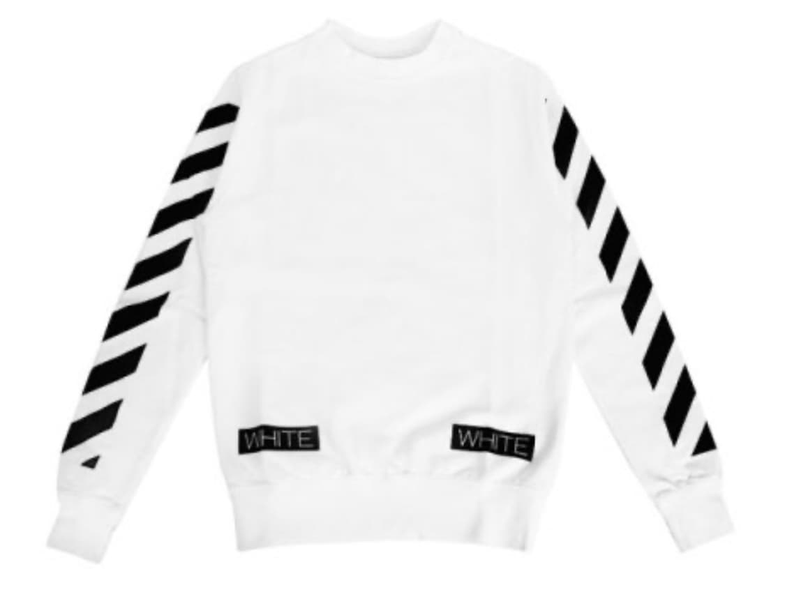 오프화이트 버질 블루 칼라 스웨트셔츠 맨투맨 상품이미지2