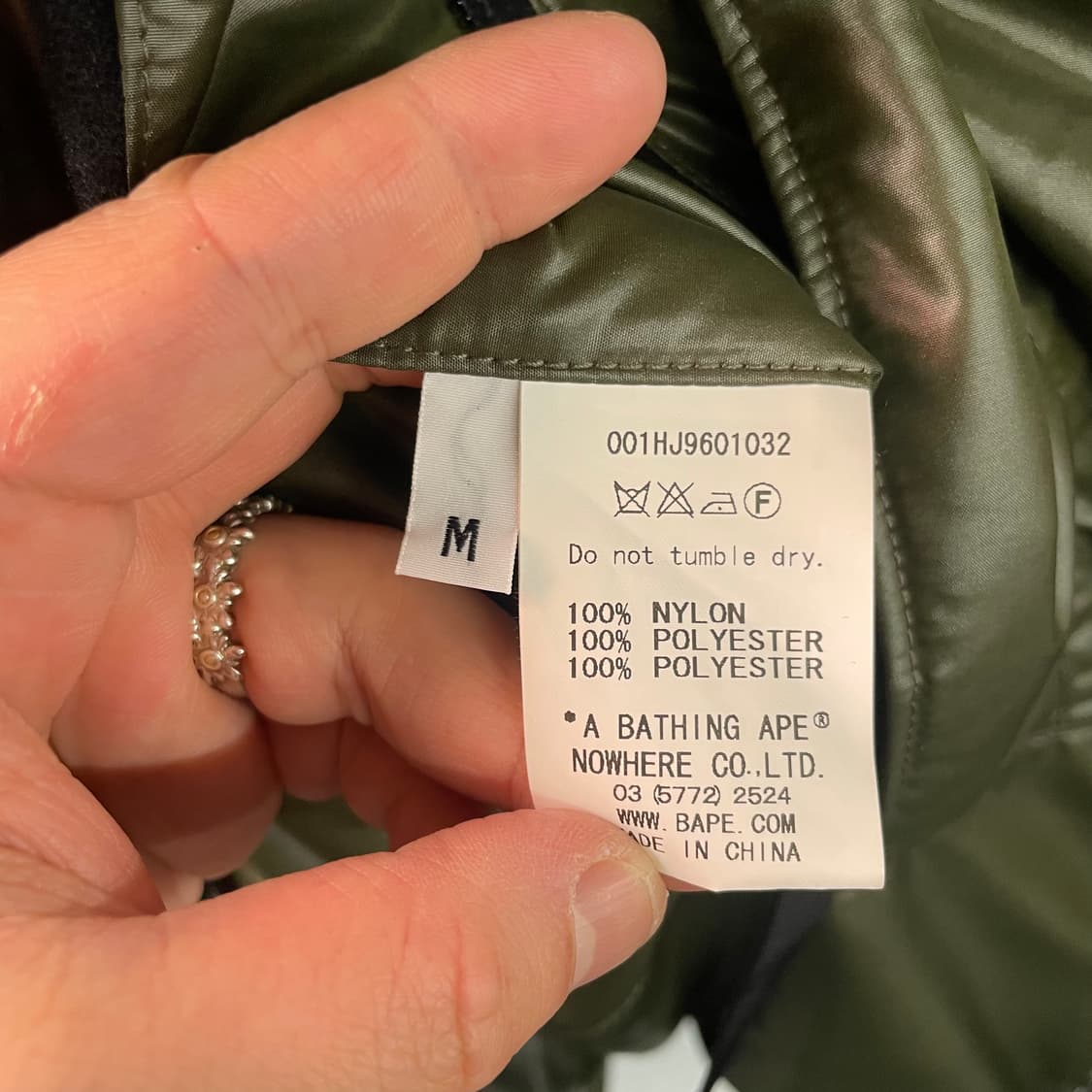 베이프 카모 리버시블 프리마로프트 자켓 상품이미지9