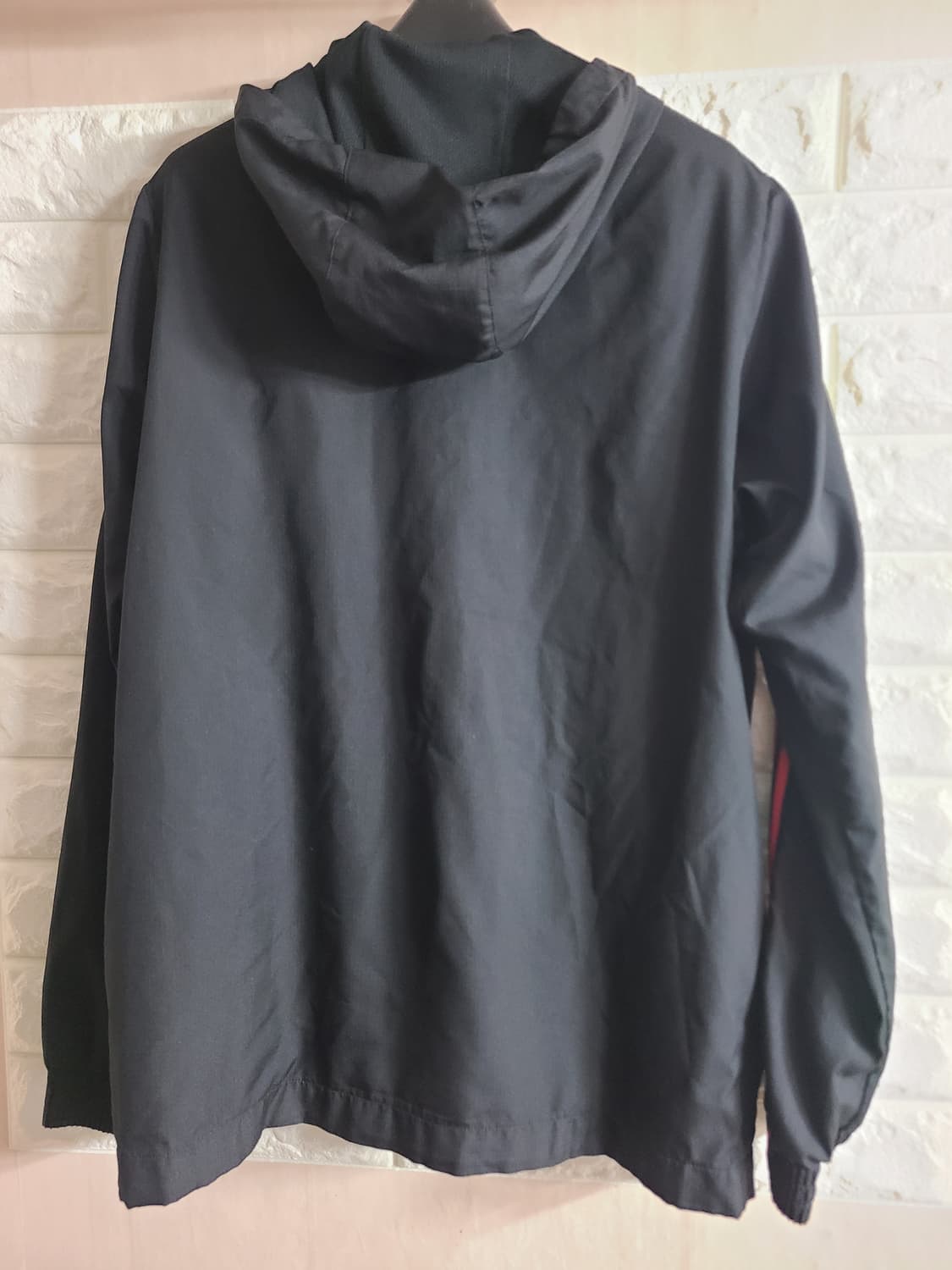 아디다스 삼선 후드 바람막이 블랙(실95) 상품이미지5