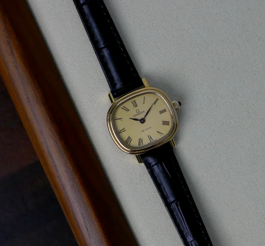 오메가 빈티지 드빌 엘립스 로만 여성용 시계 상품이미지1