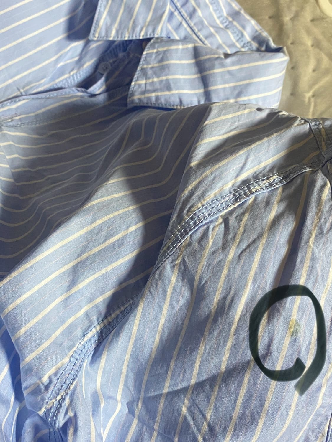 아더에러 X 자라 스트라이프 포플린 셔츠 상품이미지4