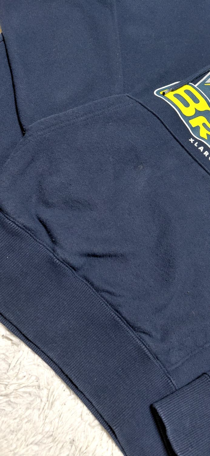 X-LARGE  후드티 네이비 (S) 상품이미지4