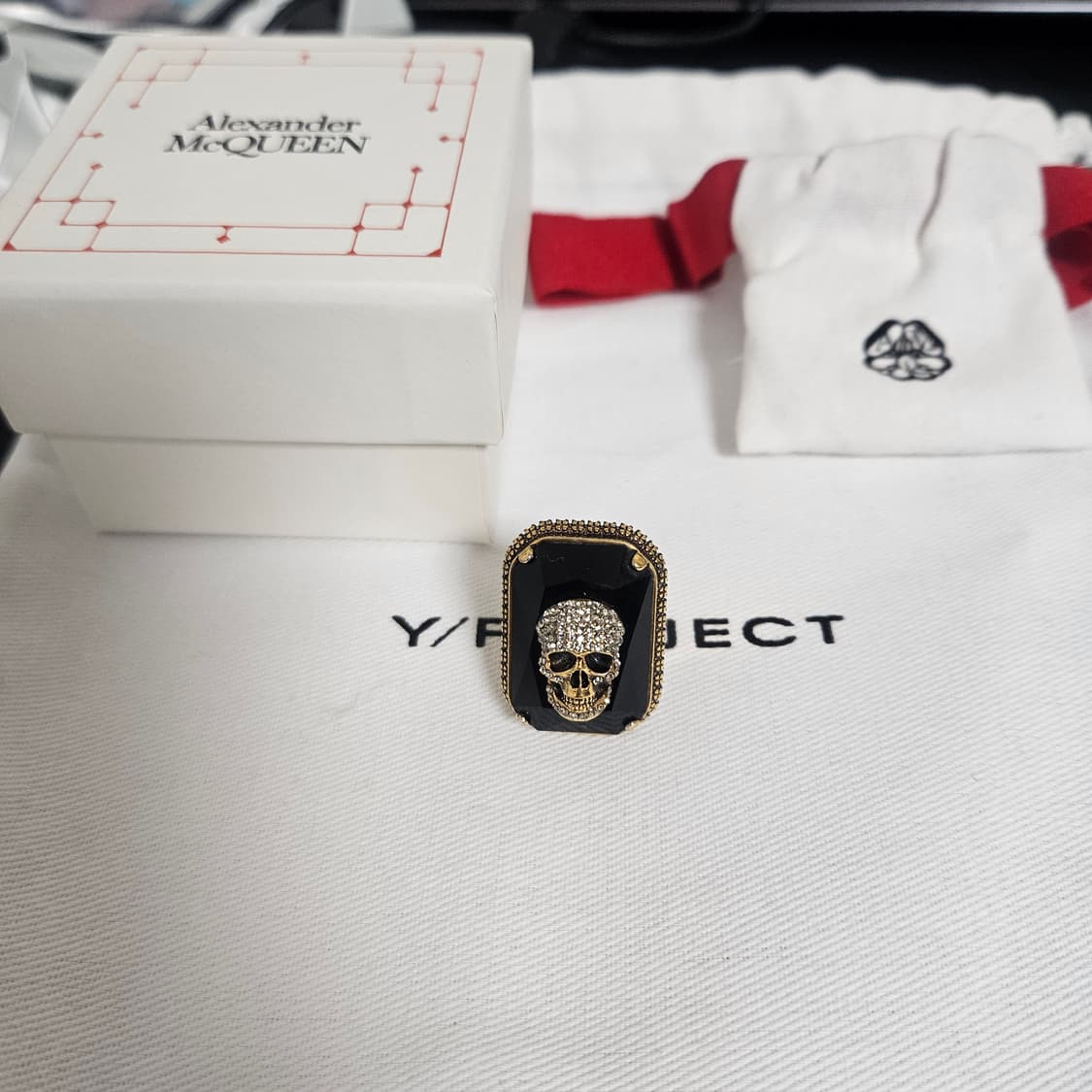 알렉산더 맥퀸 스컬 링 17호 상품이미지1