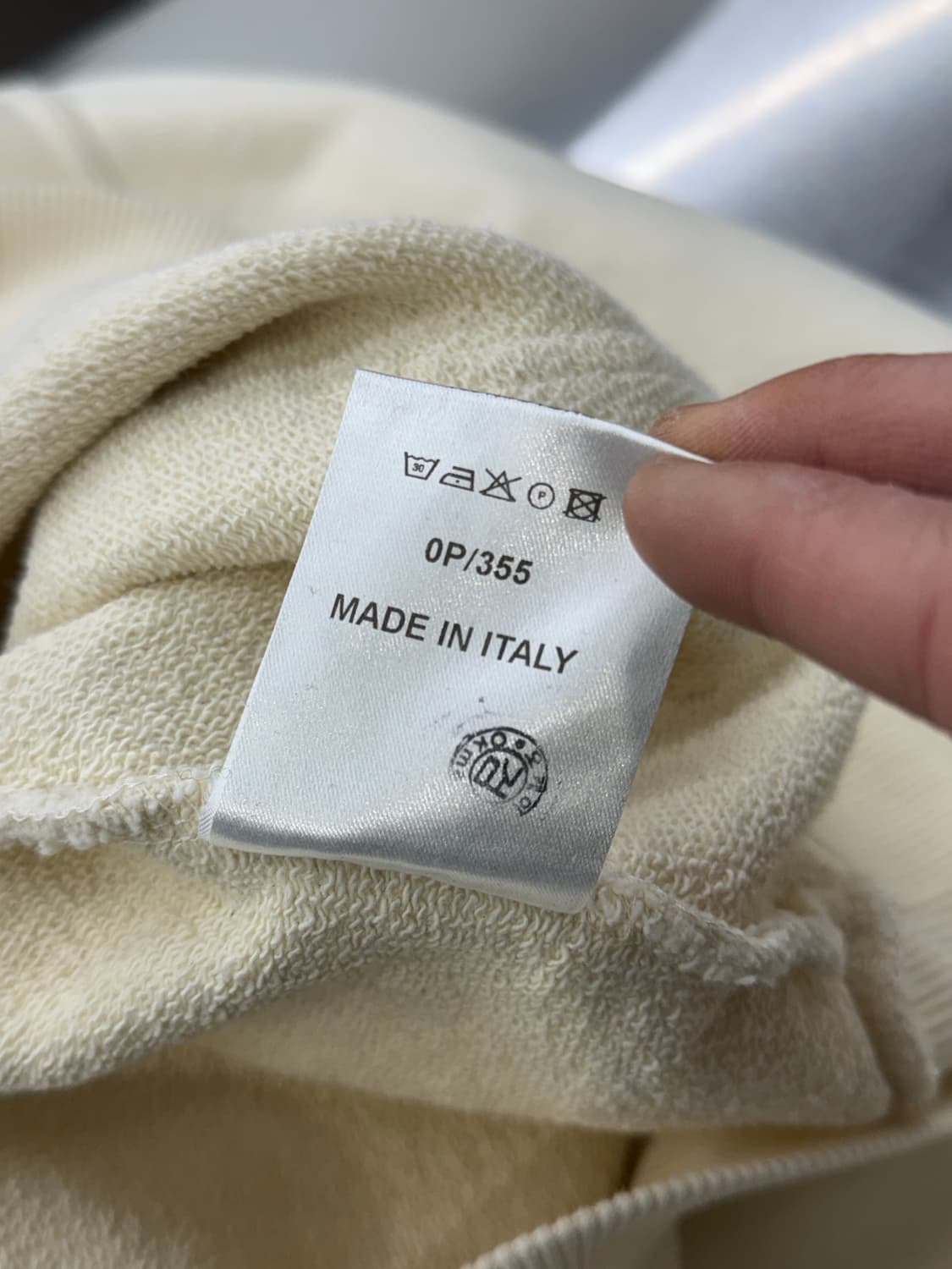 써네이 아이보리 빅 로고 후디 스웨트 셔츠 상품이미지9