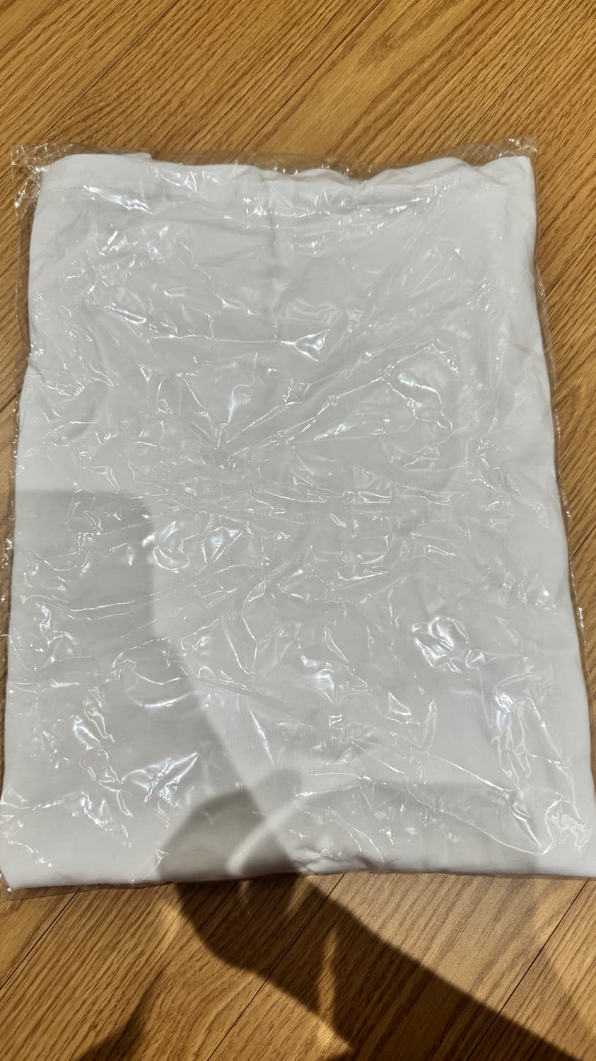 마땡킴 로고 커티드 레이어드 탑 화이트 상품이미지3