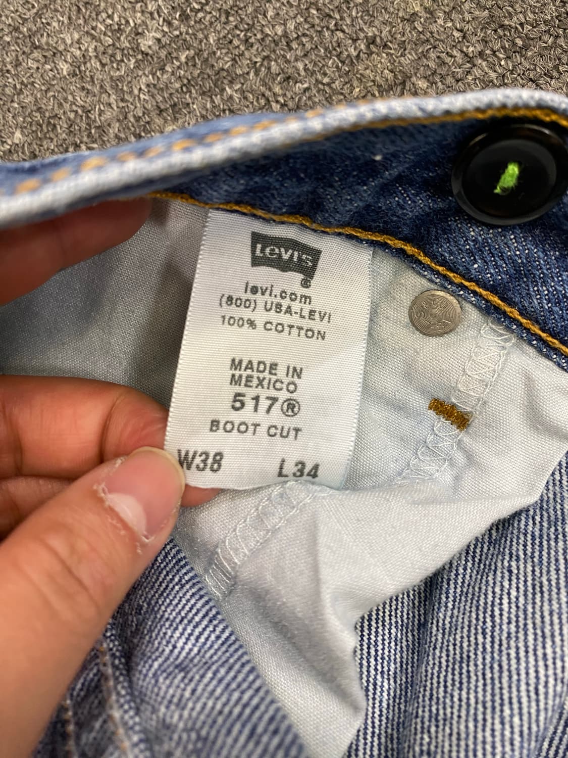 00s Levis 리바이스 517 데님팬츠 상품이미지7