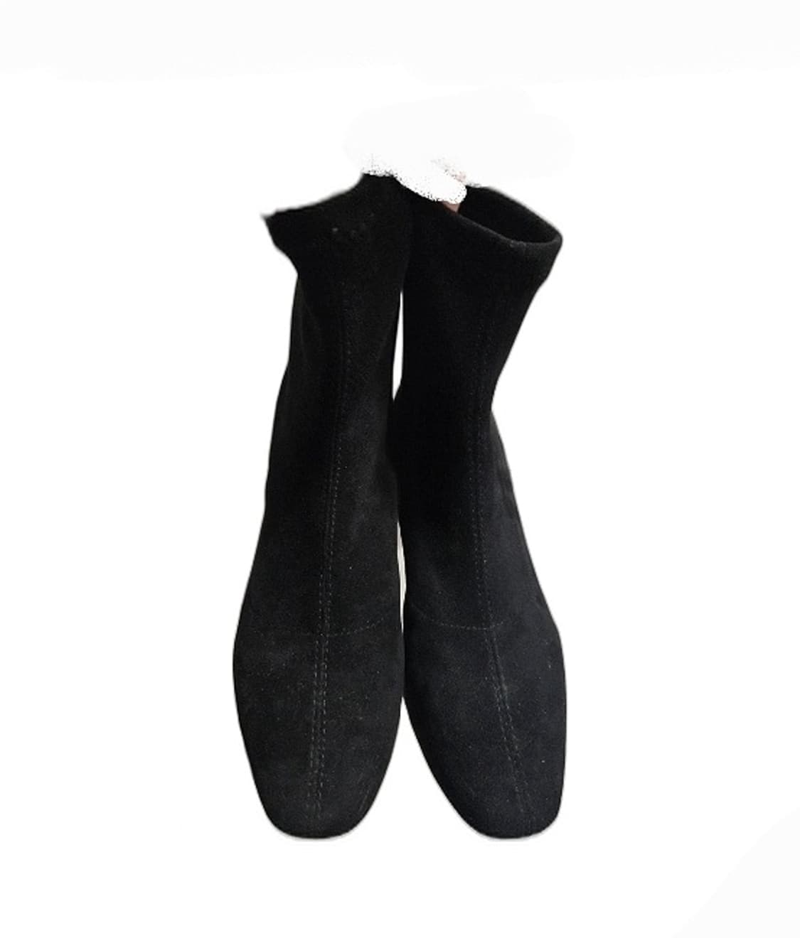 스웨이드 앵클 부츠 블랙 240 상품이미지3