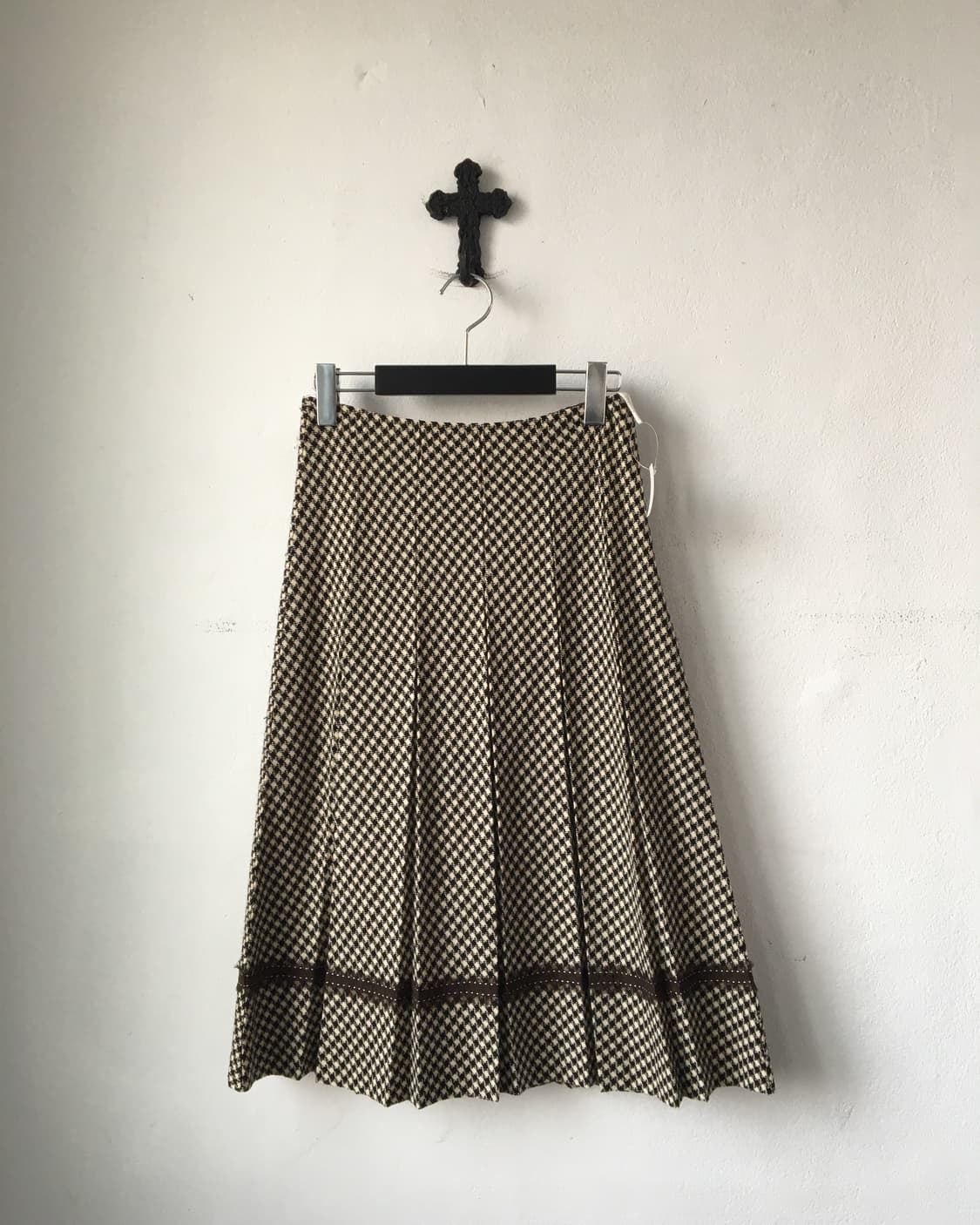 Woolen pleats skirt 상품이미지1