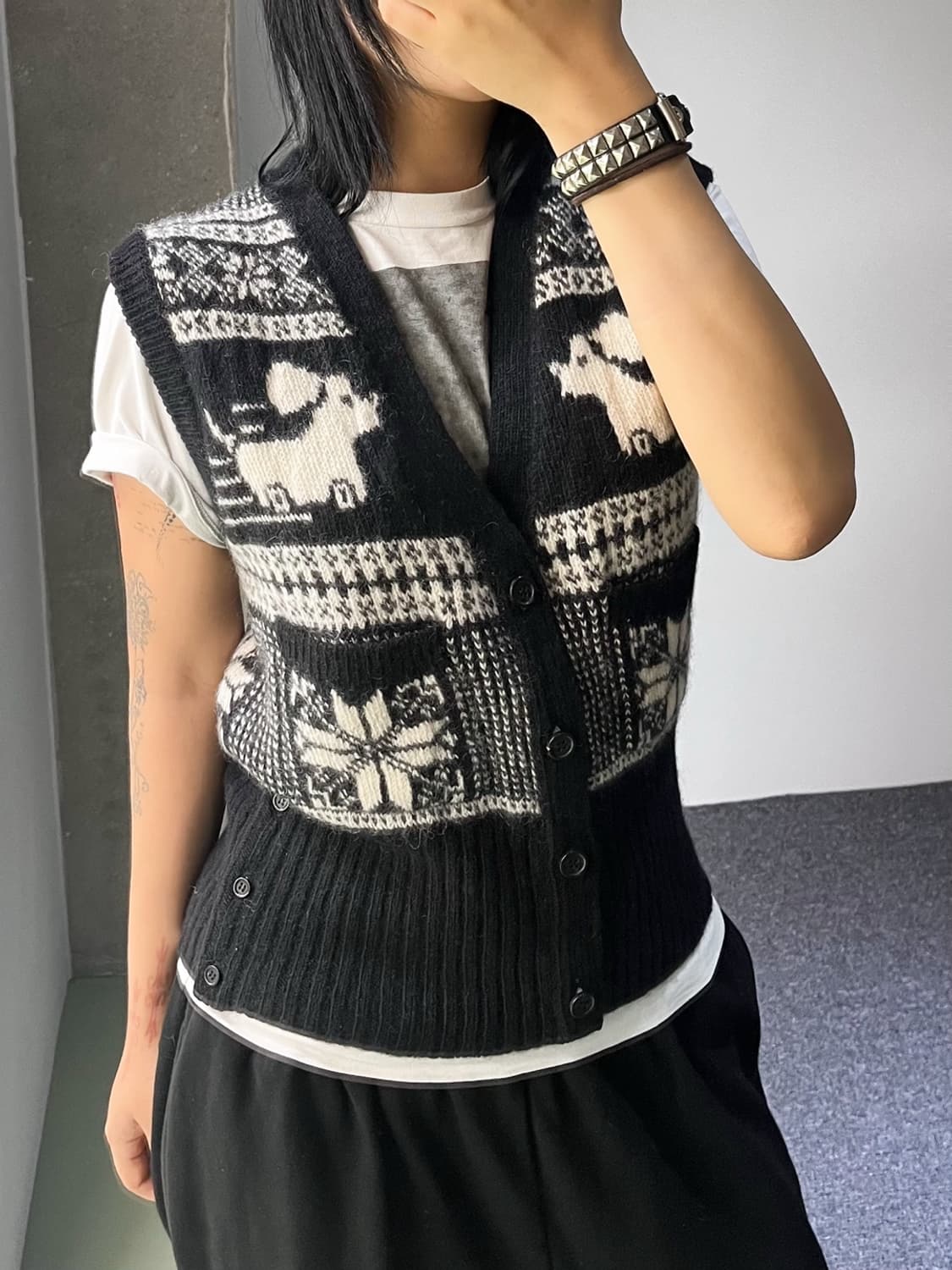 톰 브라운 18f/w 모헤어 울 베스트 상품이미지3