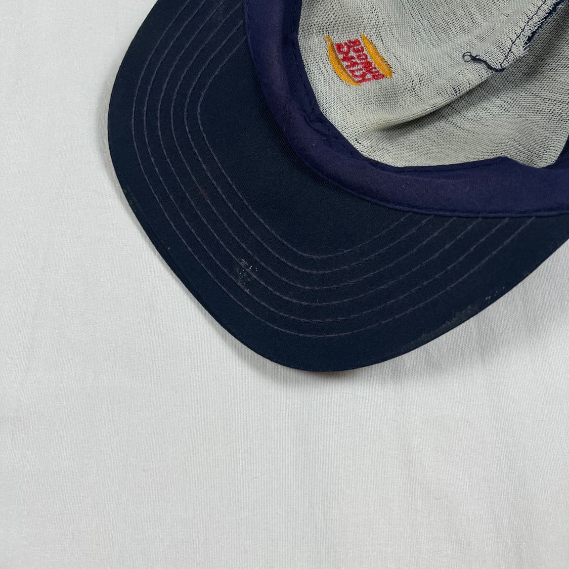90‘s 버거킹 burger king 로고 메쉬 스냅 캡 모자 상품이미지7