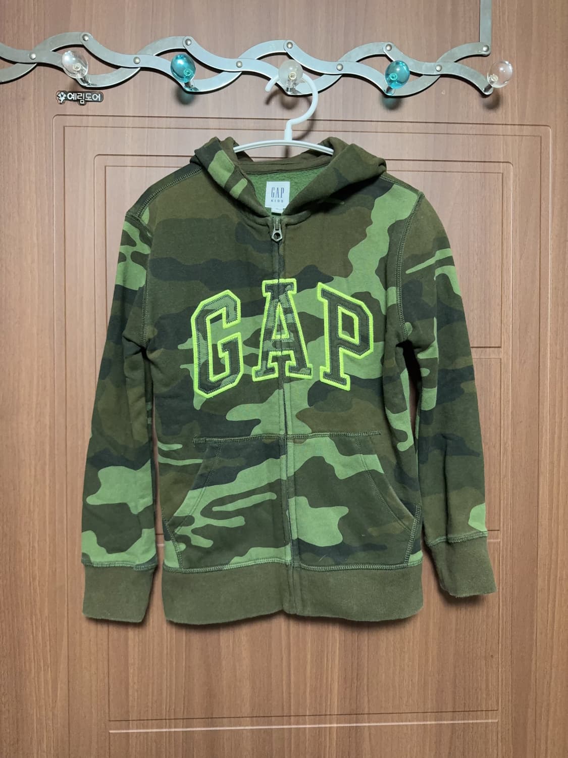 빈티지 올드 갭 GAP 카모 플라쥬 자수 후드집업 상품이미지1