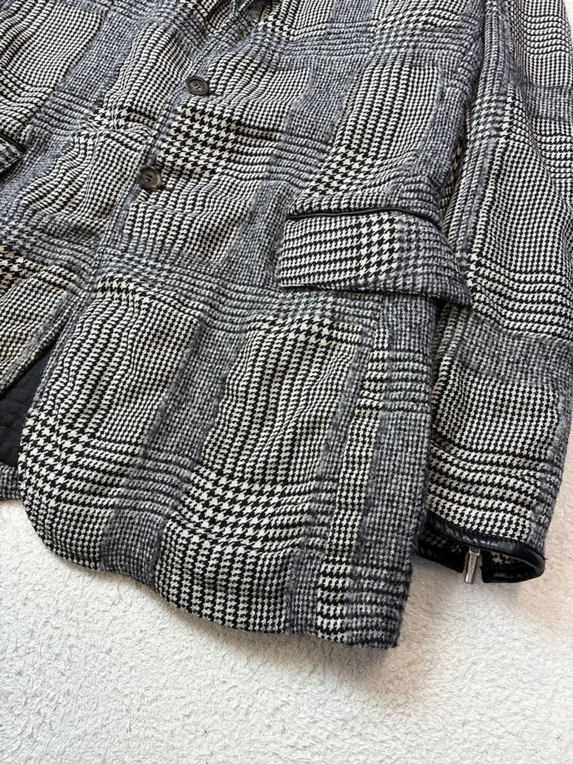 베르사체 하운드투스 체크 빈티지드 블레이저 자켓 PN5966 상품이미지3