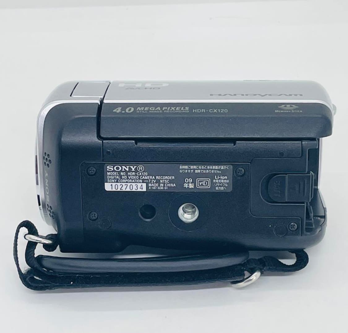 sony hdr cx 120 캠코더 빈티지 카메라 레코더 핸디캠 실버 상품이미지4