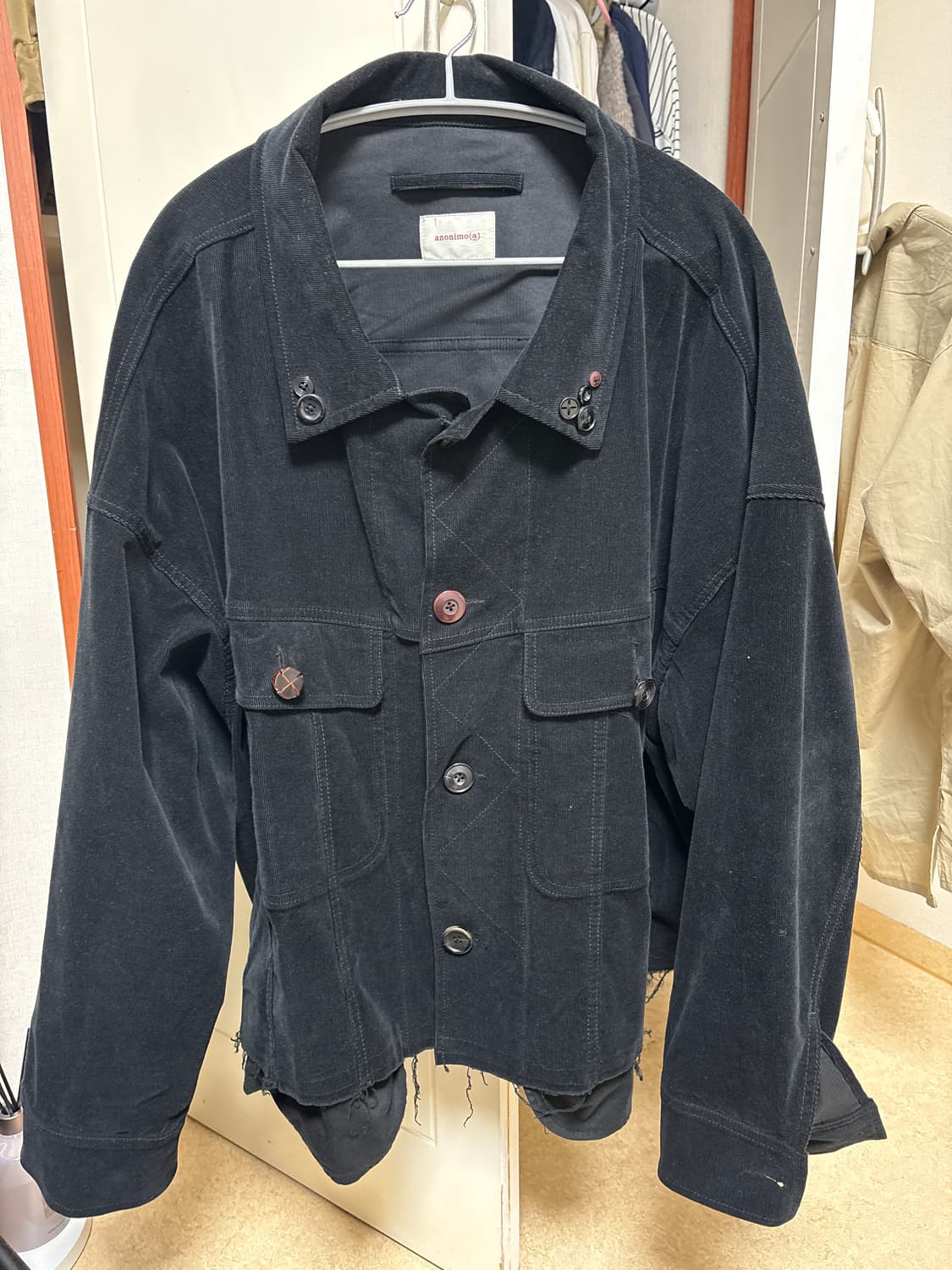 아노니모 코듀로이 셔츠 지켓 (주우재 착용) 상품이미지6