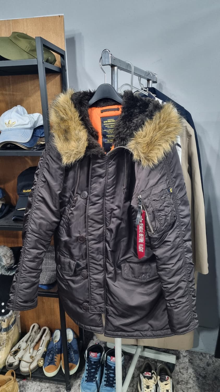 알파인더스트리 N3B 개파카 100~105 상태A급 상품이미지1