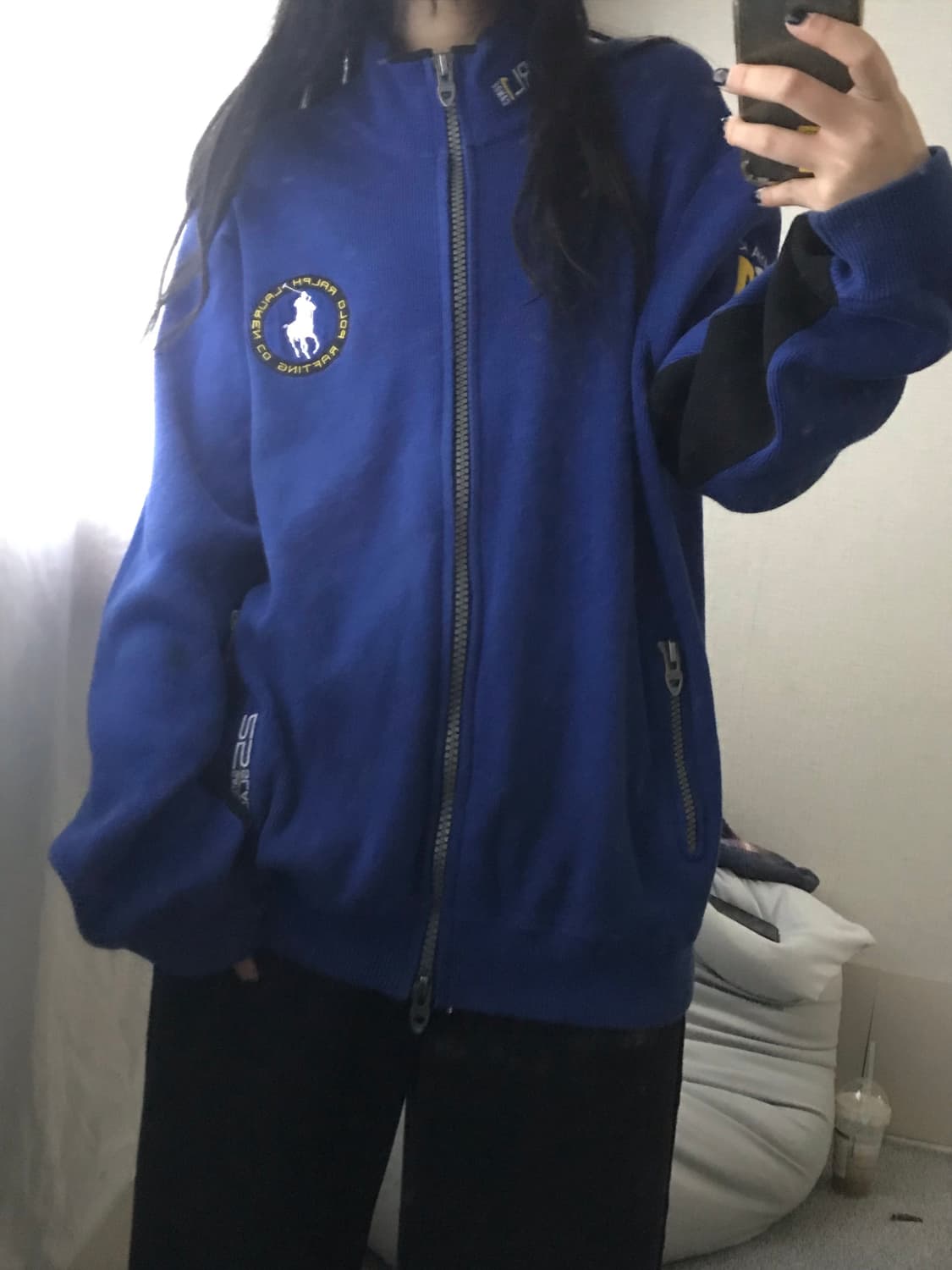 폴로 빅포니 레이싱 니트집업 상품이미지2