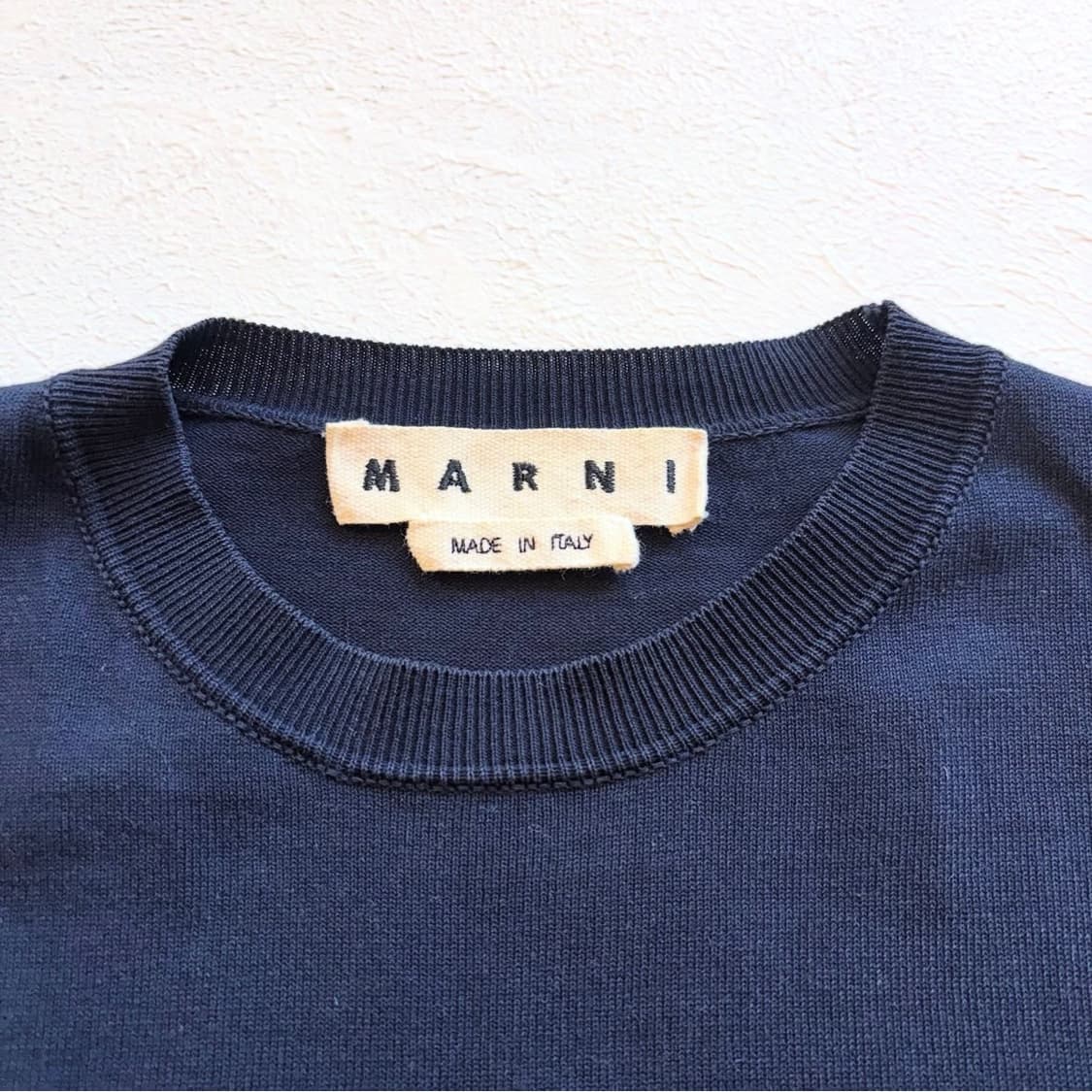 마르니 네이비 니트셔츠 상품이미지5