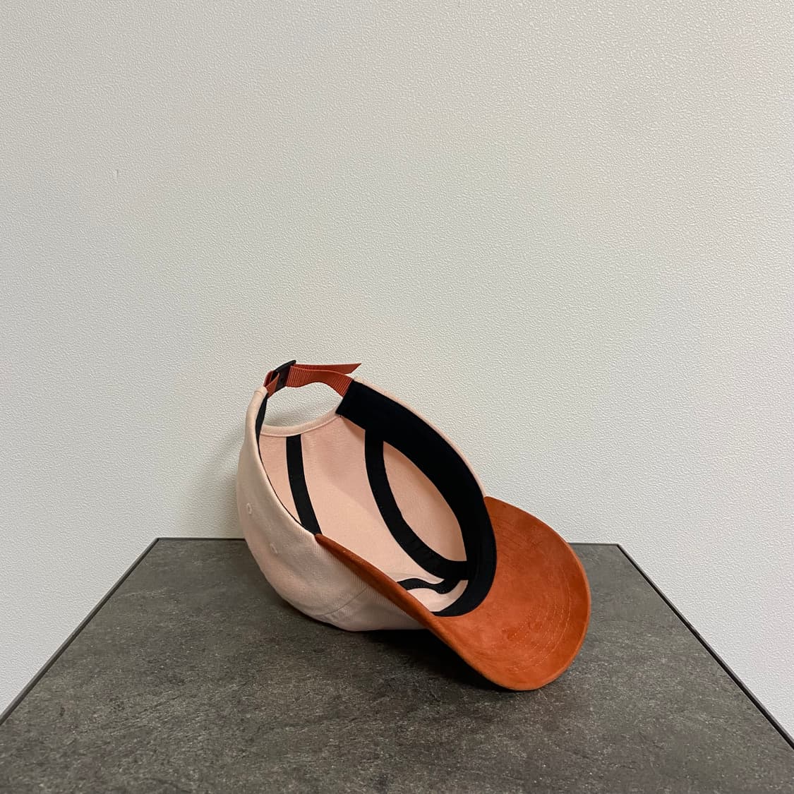 슈프림 박스로고 캠프캡 모자 스웨이드 바이저 투톤 핑크 피치 상품이미지7