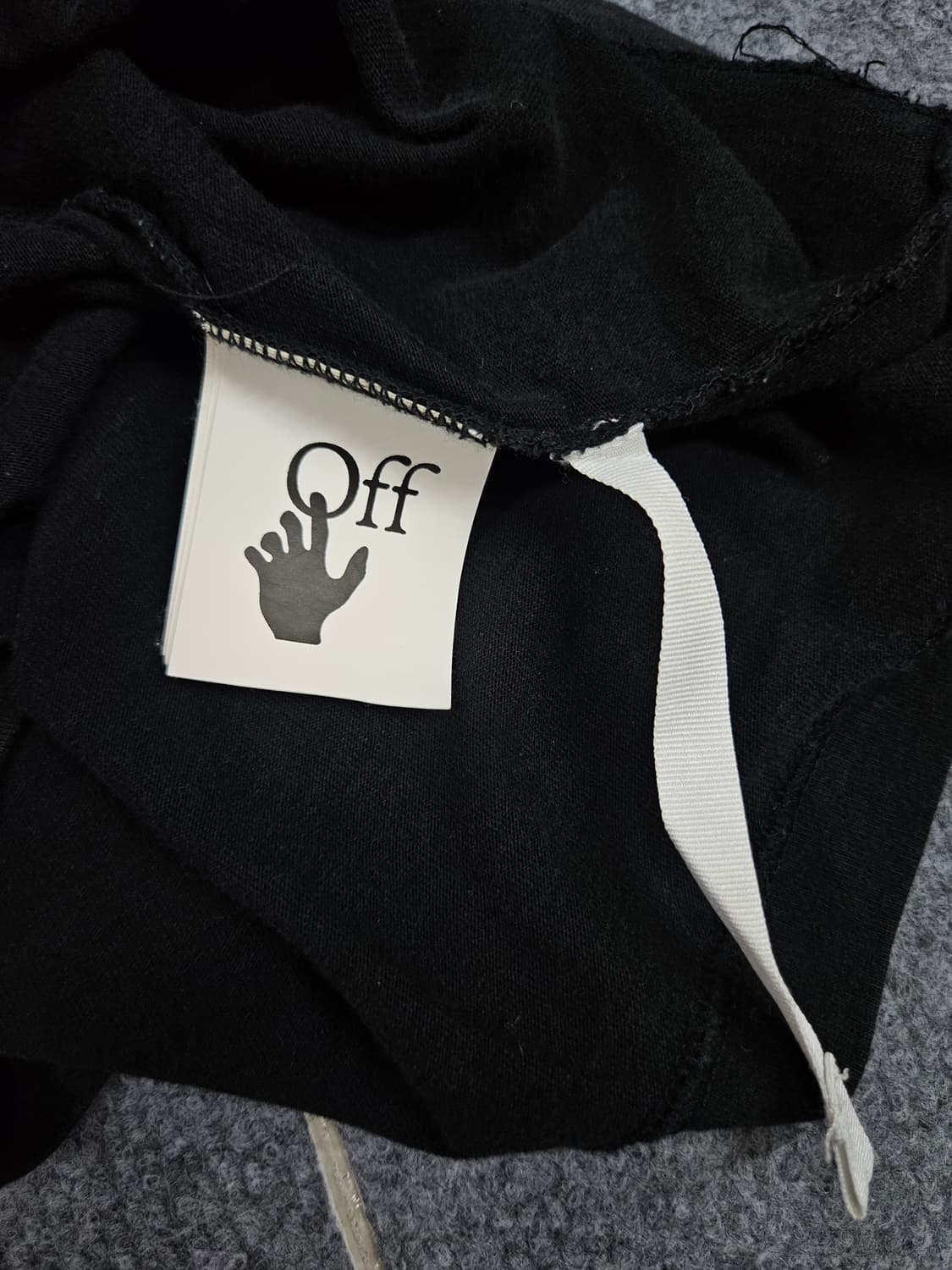 오프화이트 버질 아블로 숏슬리브 블랙 급처 상품이미지5