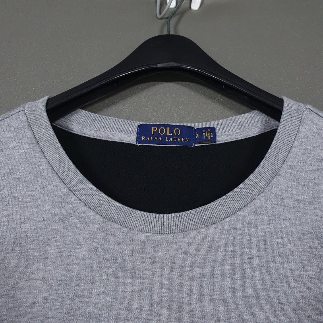 실측 XL) 폴로 랄프로렌 신형 포니 기모 맨투맨 스웻셔츠 그레이 상품이미지4