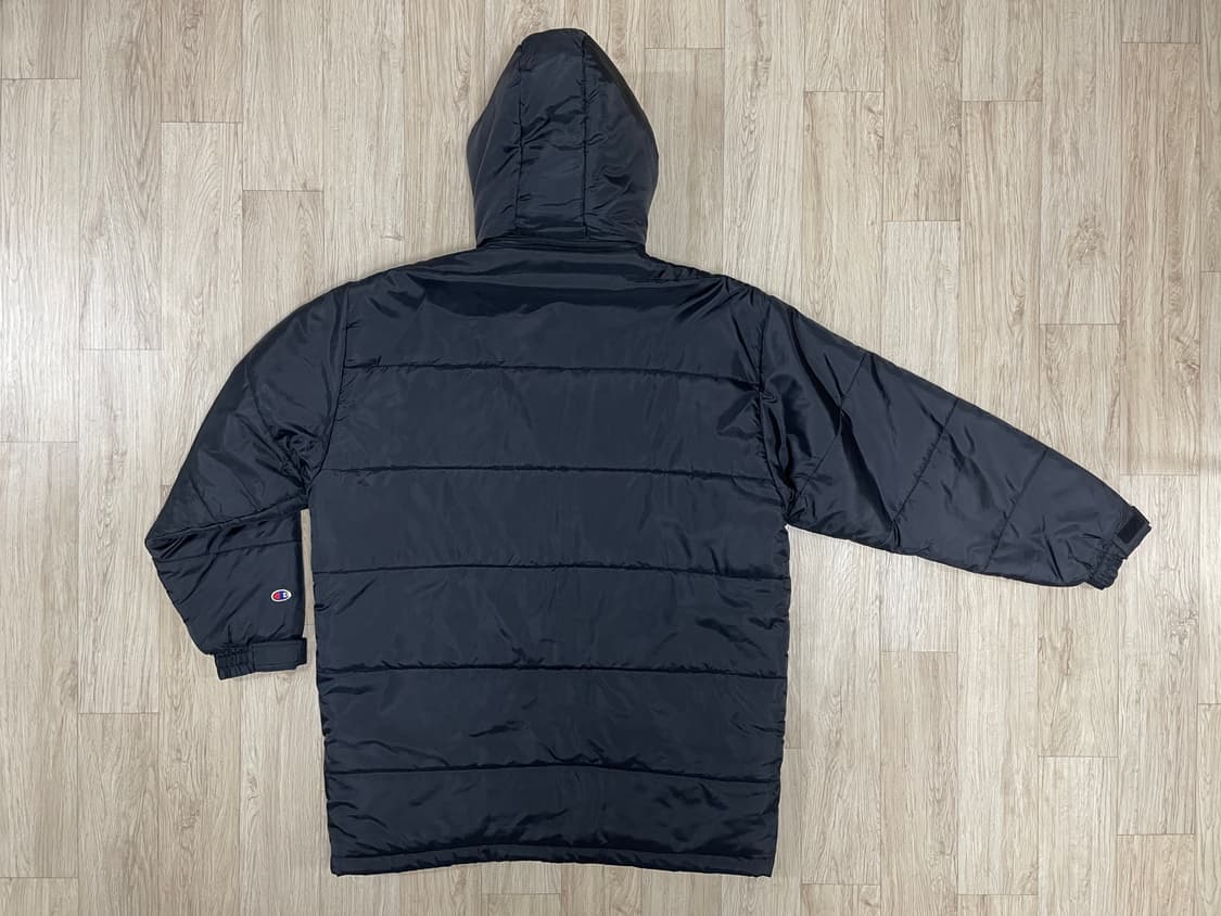 105) 90's 챔피온 재팬 립스톤 후드 미드패딩(RRL&LVC&폴로) 상품이미지3
