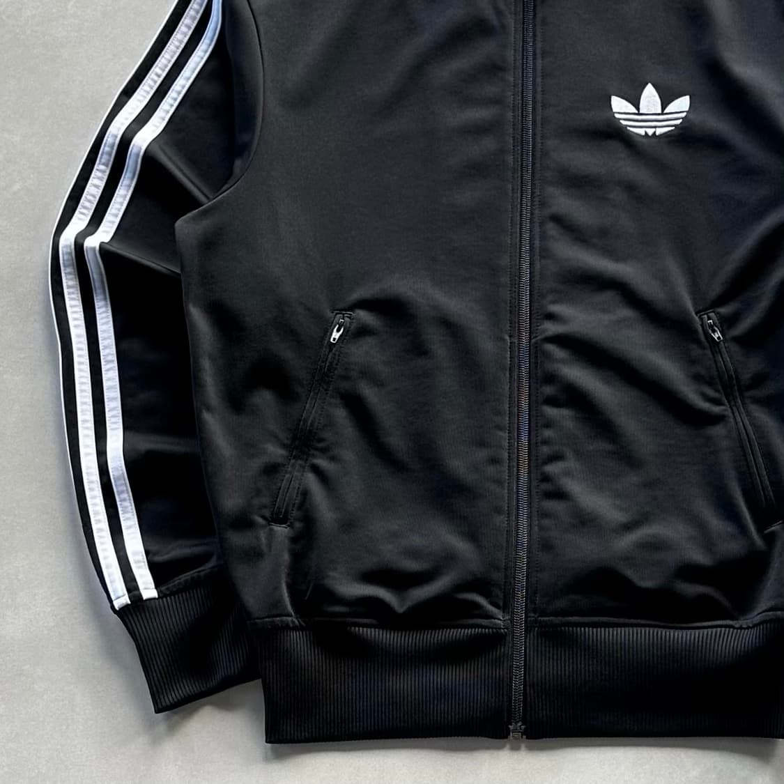 [XS]아디다스 구형 파이어버드 블랙 트랙탑 져지 상품이미지3
