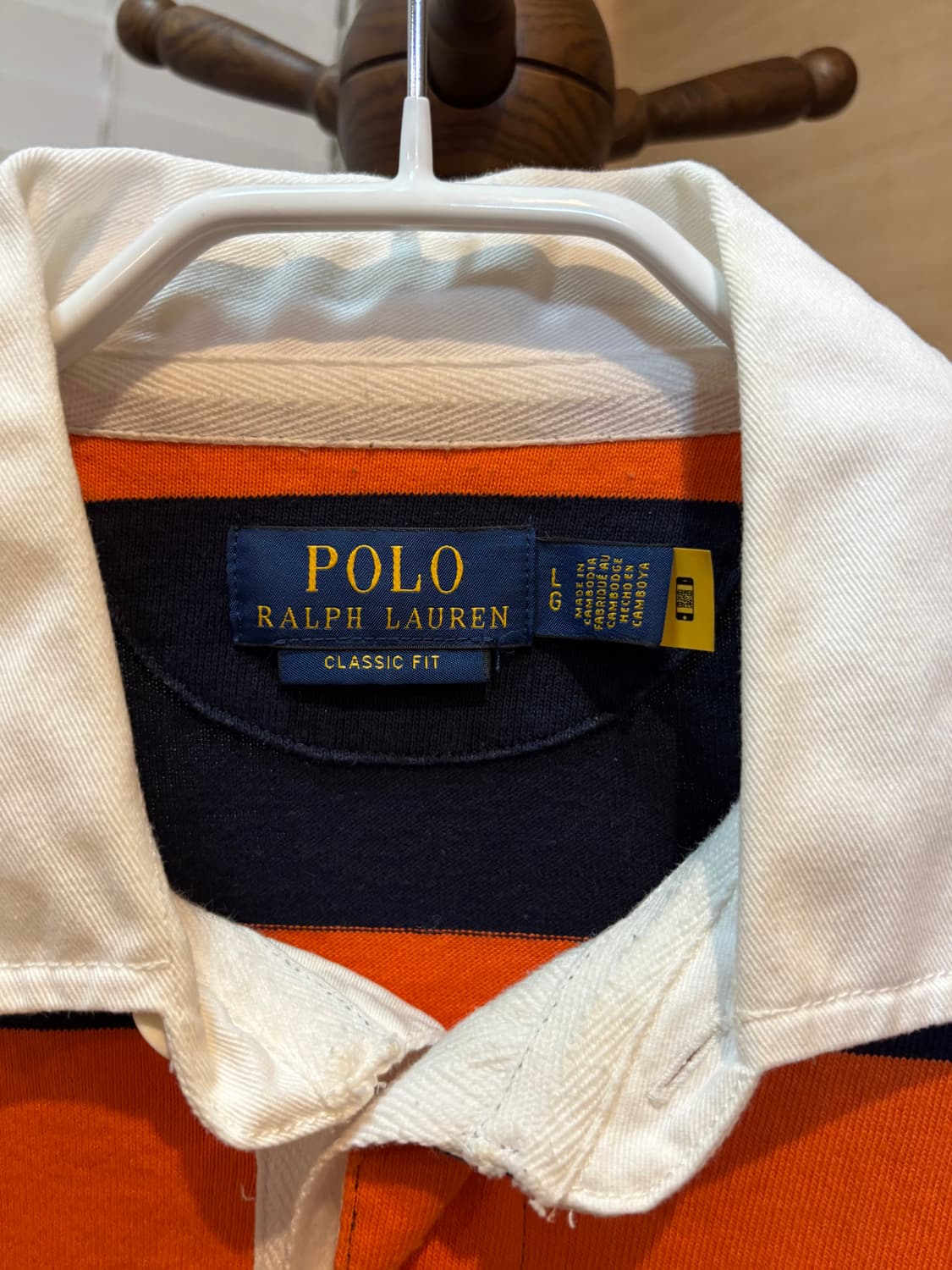 L ] 올드 칸예 폴로 랄프로렌 럭비 셔츠 상품이미지4
