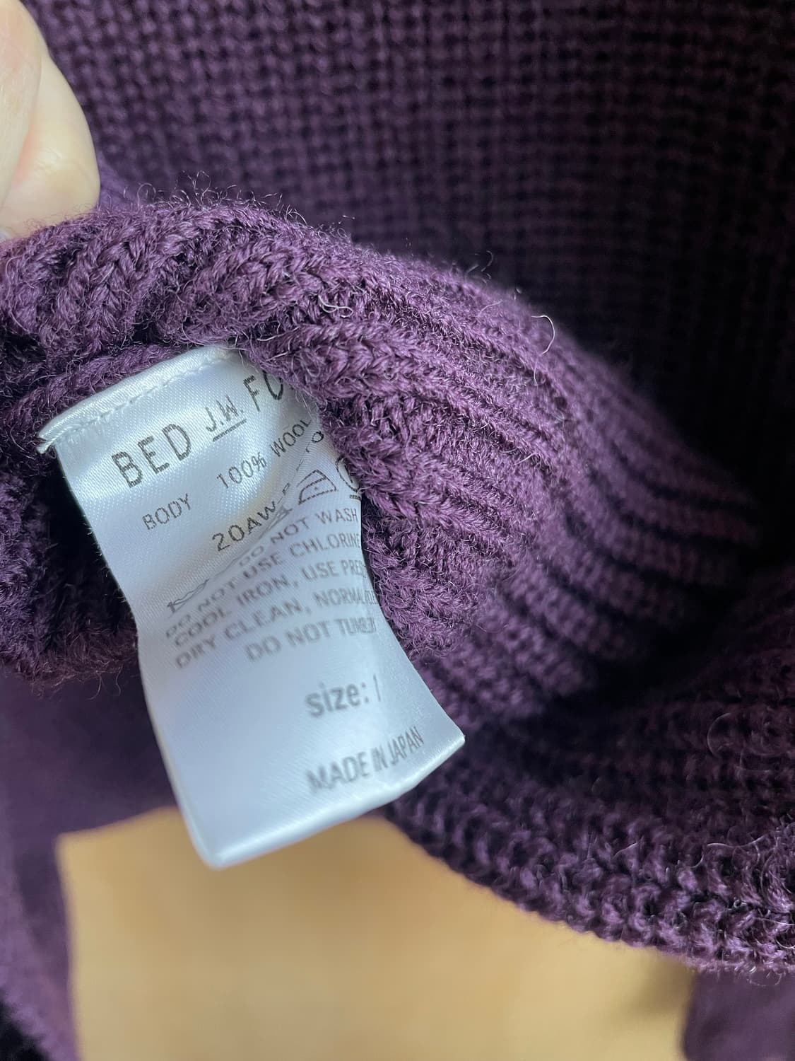 Bed j.w. ford 글로브 니트 상품이미지6