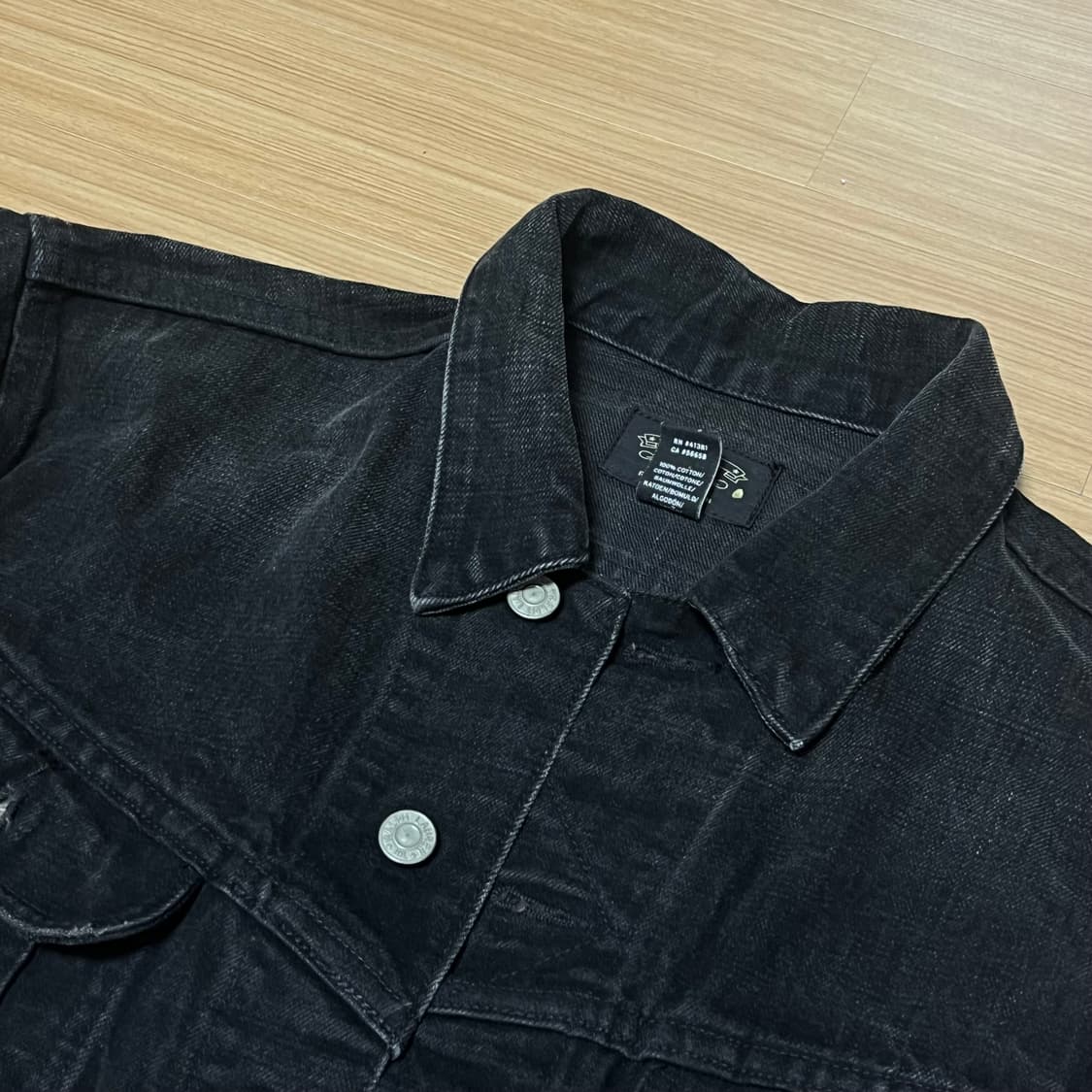 RRL 랜치 lee 복각 블랙데님자켓 L 상품이미지2