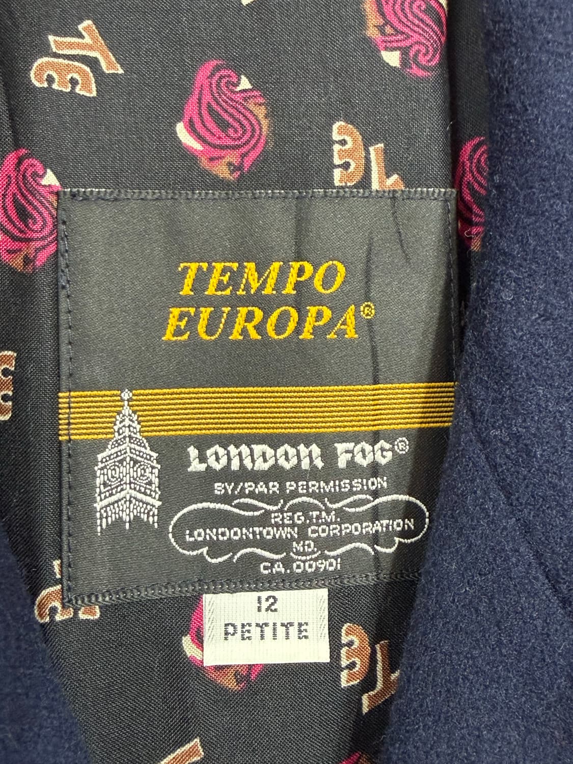 90s London Fog Tempo Europa 런던포그 여성코트  상품이미지7