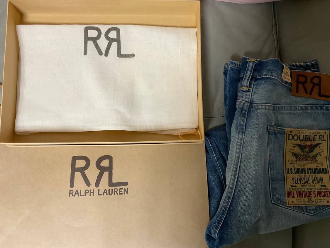 RRL 더블알엘 빈티지 파이브포켓 미드랜드 셀비지 진 30x30 상품이미지3