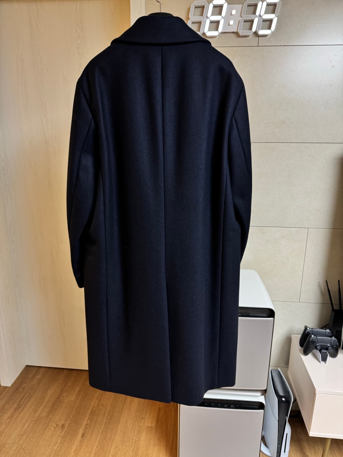 인사일런스 캐시미어 싱글 오버핏 코트 상품이미지3