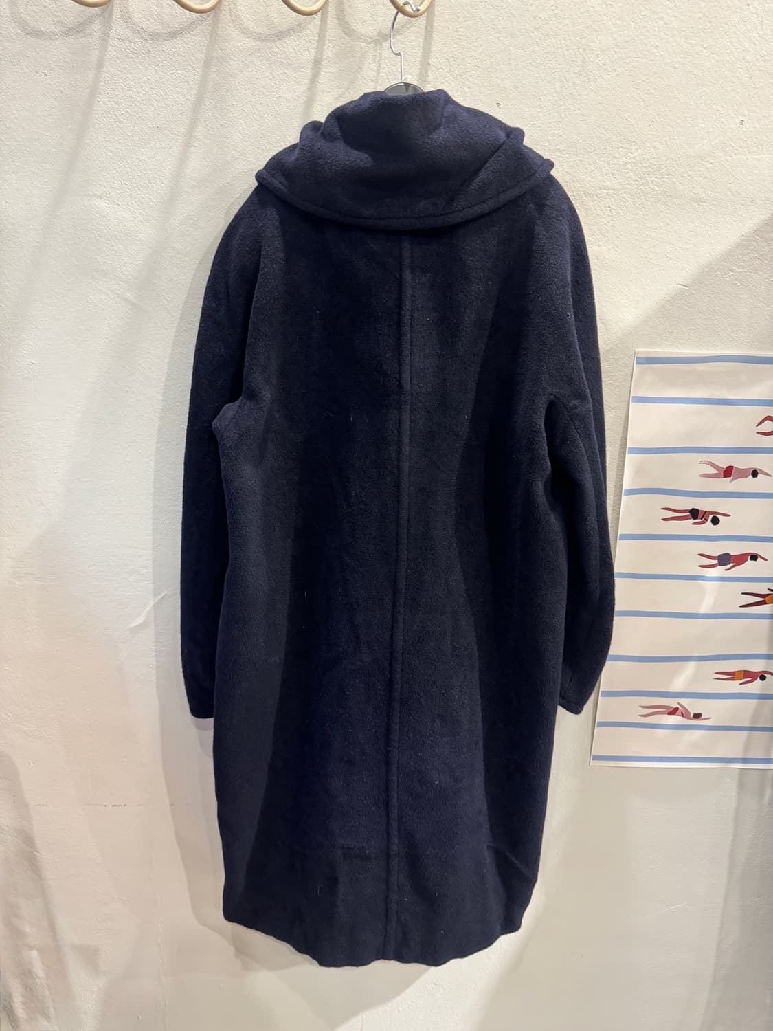 japan vintage 양모 더블버튼 코트 상품이미지6