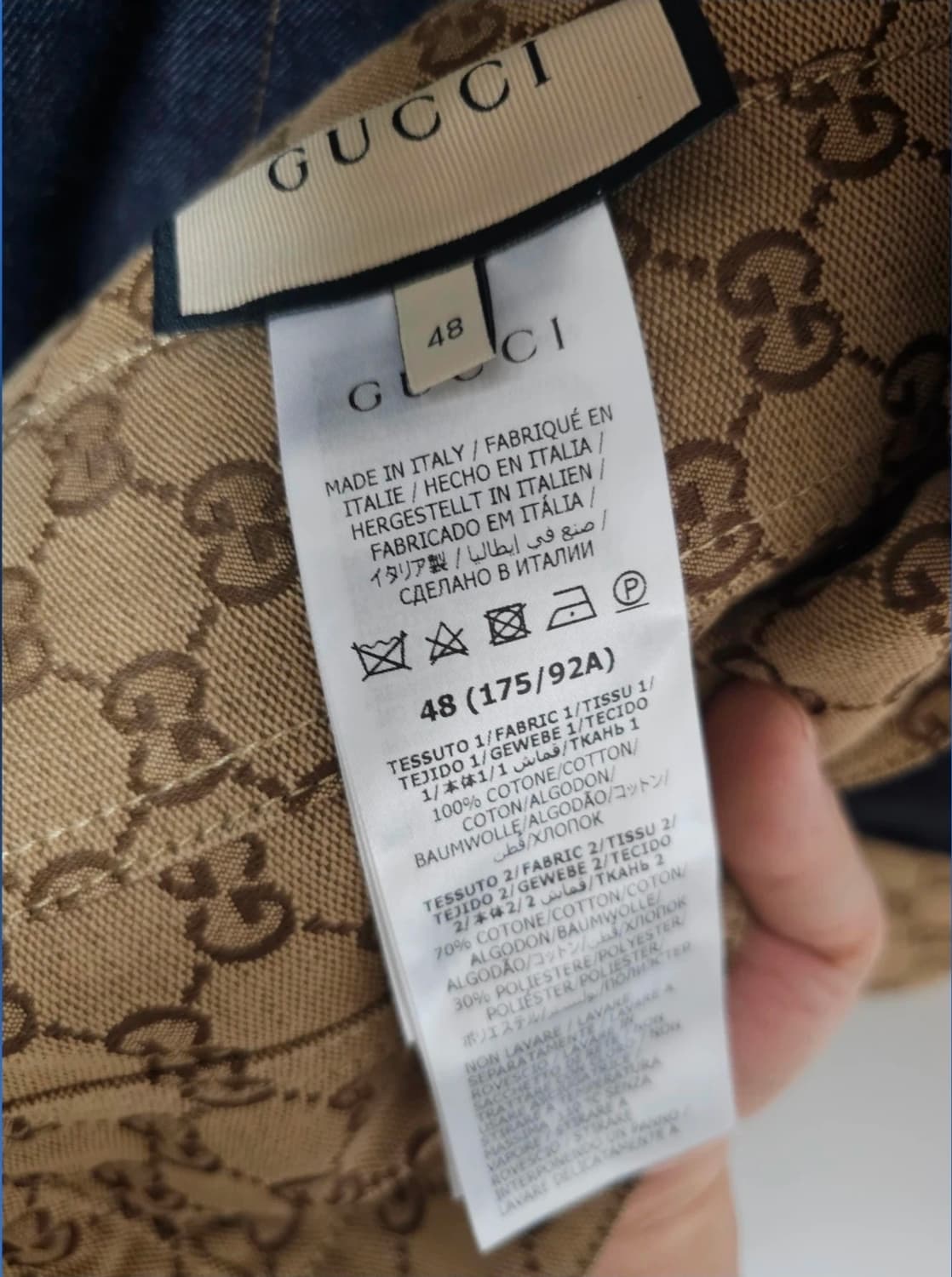 구찌 GG 리버시블 데님 재킷(48/100/새상품급) 상품이미지9